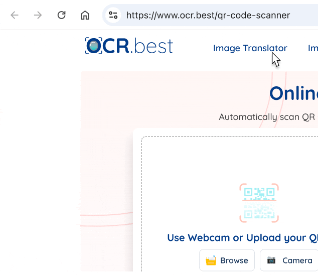 Qr Code Scanner Upload Online QR Code Scanner – Upload or Use Camera